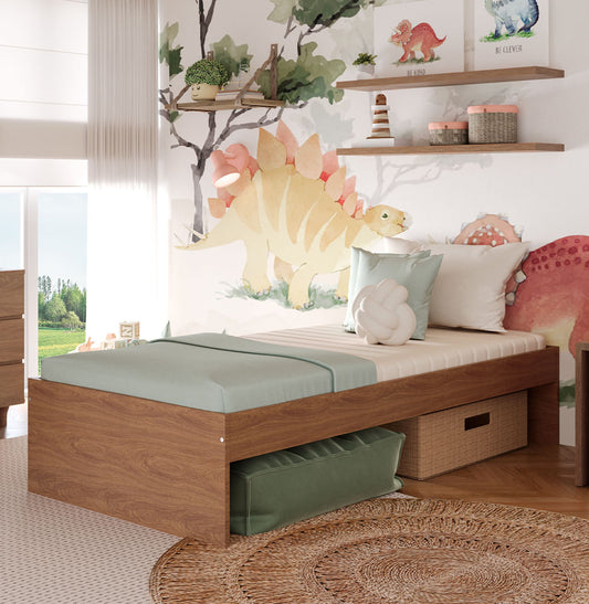 Cama Solteiro Turca Slim - Freijó