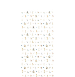 Papel de Parede Cachorros e Gatos - Azul