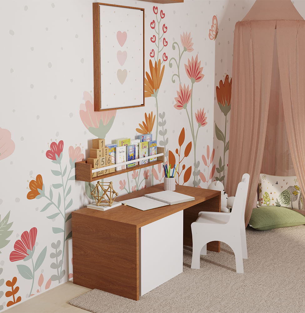 Mesa Infantil Up Freijó