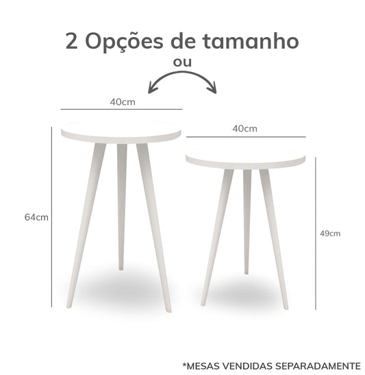 Mesa de Apoio Viena - Branco