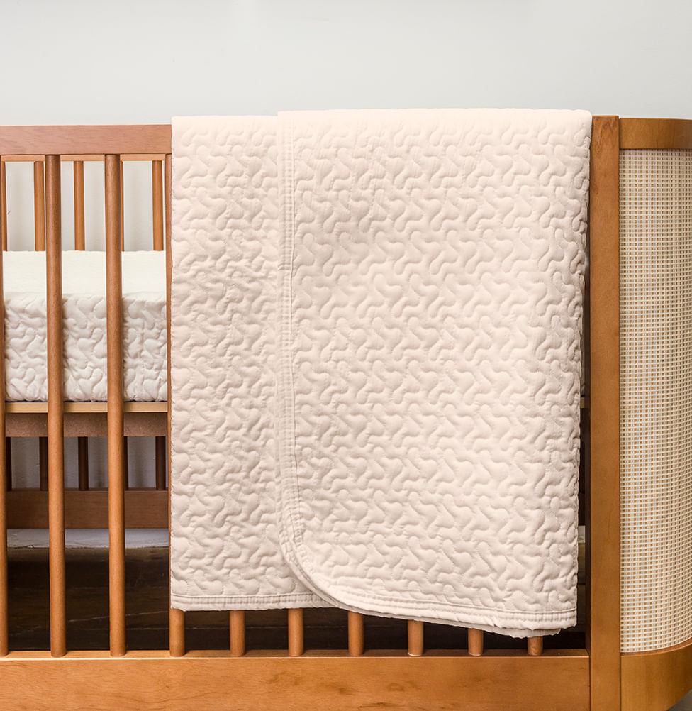 Colcha Para Berço Infinity - Bege