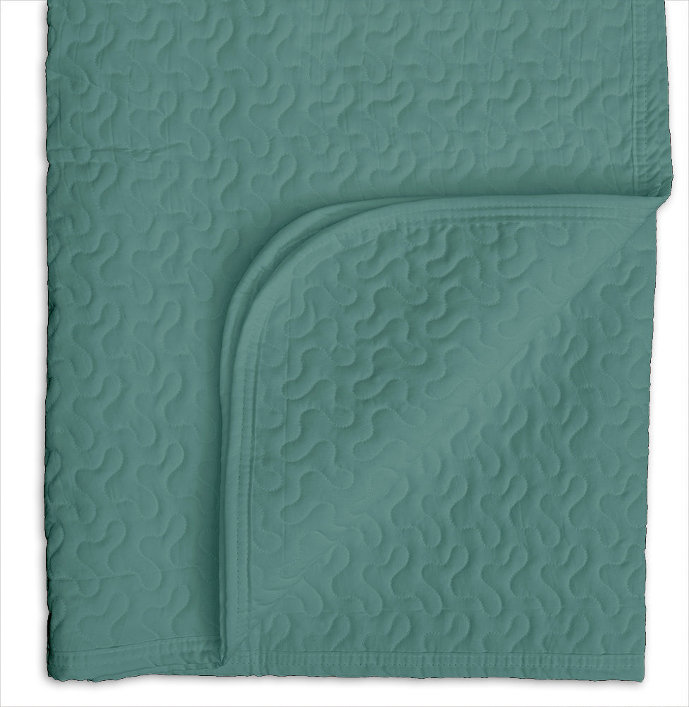 Colcha Para Berço Infinity - Verde Seco