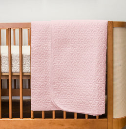 Colcha Para Berço Infinity - Rosa Chá