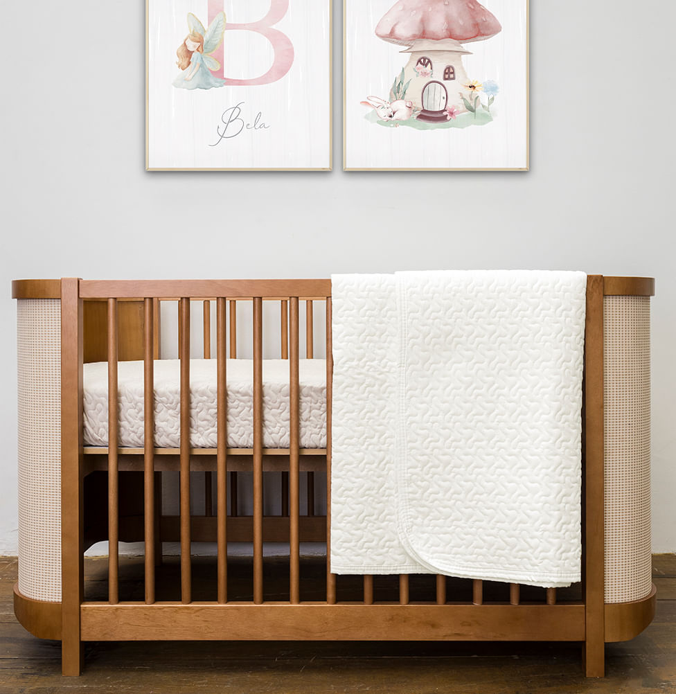 Colcha Para Berço Infinity - Palha