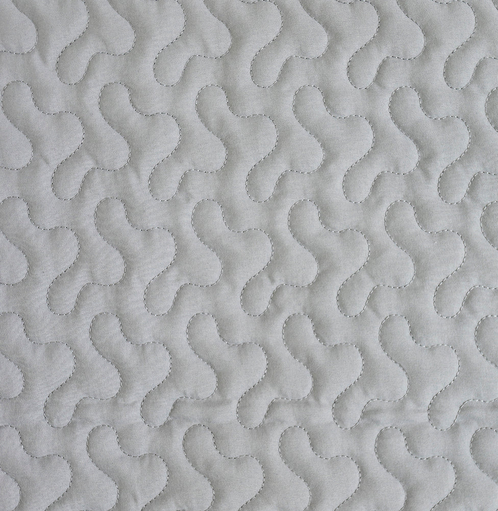 Kit Colcha Infinity 2 Peças - Cinza