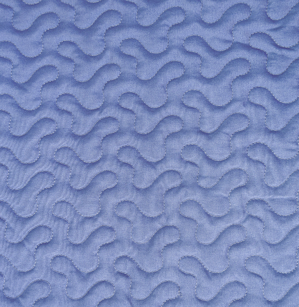 Porta Travesseiro Solteiro Infinity - Azul Jeans