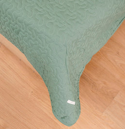 Kit Colcha Infinity 2 Peças - Verde Seco