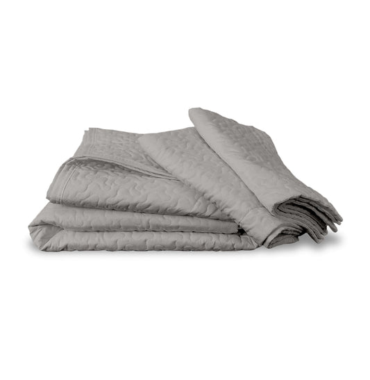 Kit Colcha Casal Infinity 3 Peças - Cinza