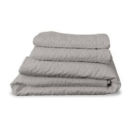 Kit Colcha Casal Infinity 3 Peças - Cinza