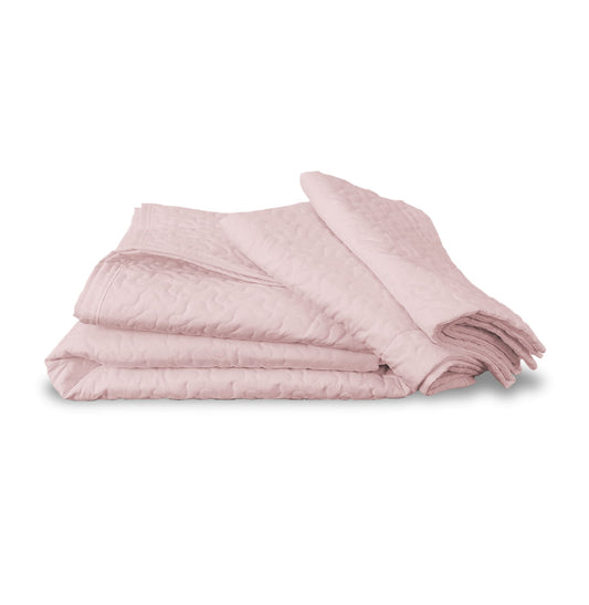 Kit Colcha Casal Infinity 3 Peças - Rosa Chá