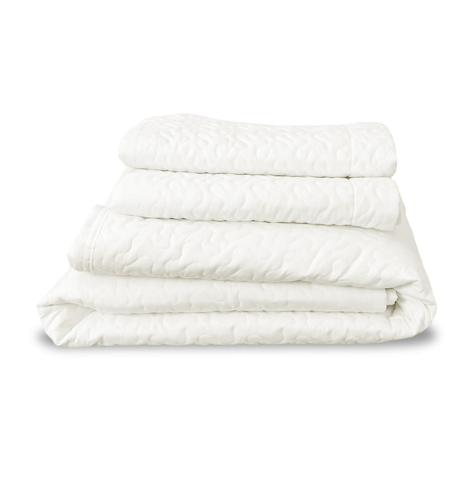 Kit Colcha Casal Infinity 3 Peças - Palha