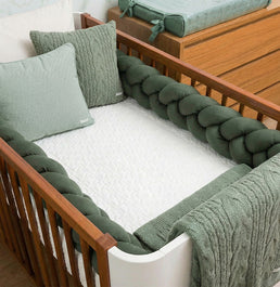 Colcha Com Elástico Para Berço Infinity - Branco