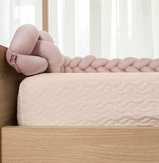 Colcha de Solteiro com Elástico Infinity - Bege