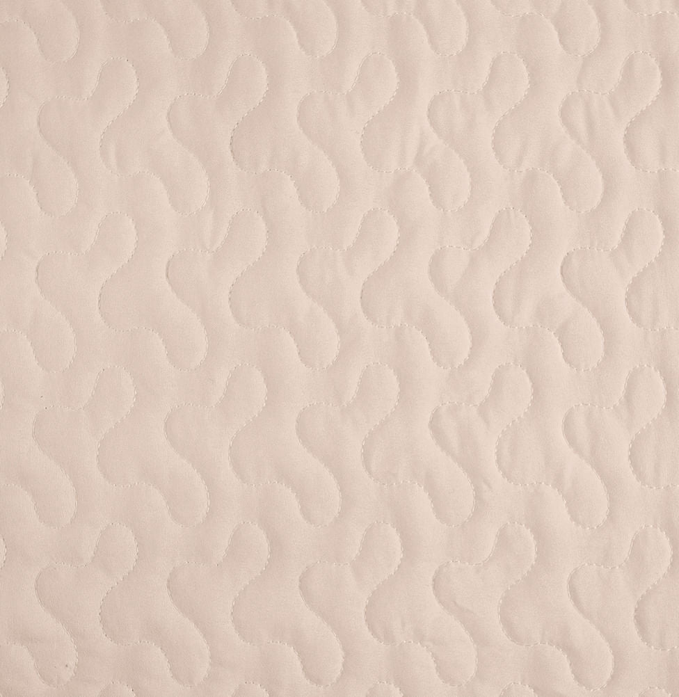 Colcha de Solteiro com Elástico Infinity - Bege