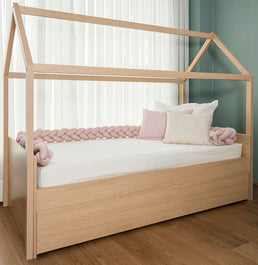 Colcha de Solteiro com Elástico Infinity - Branco