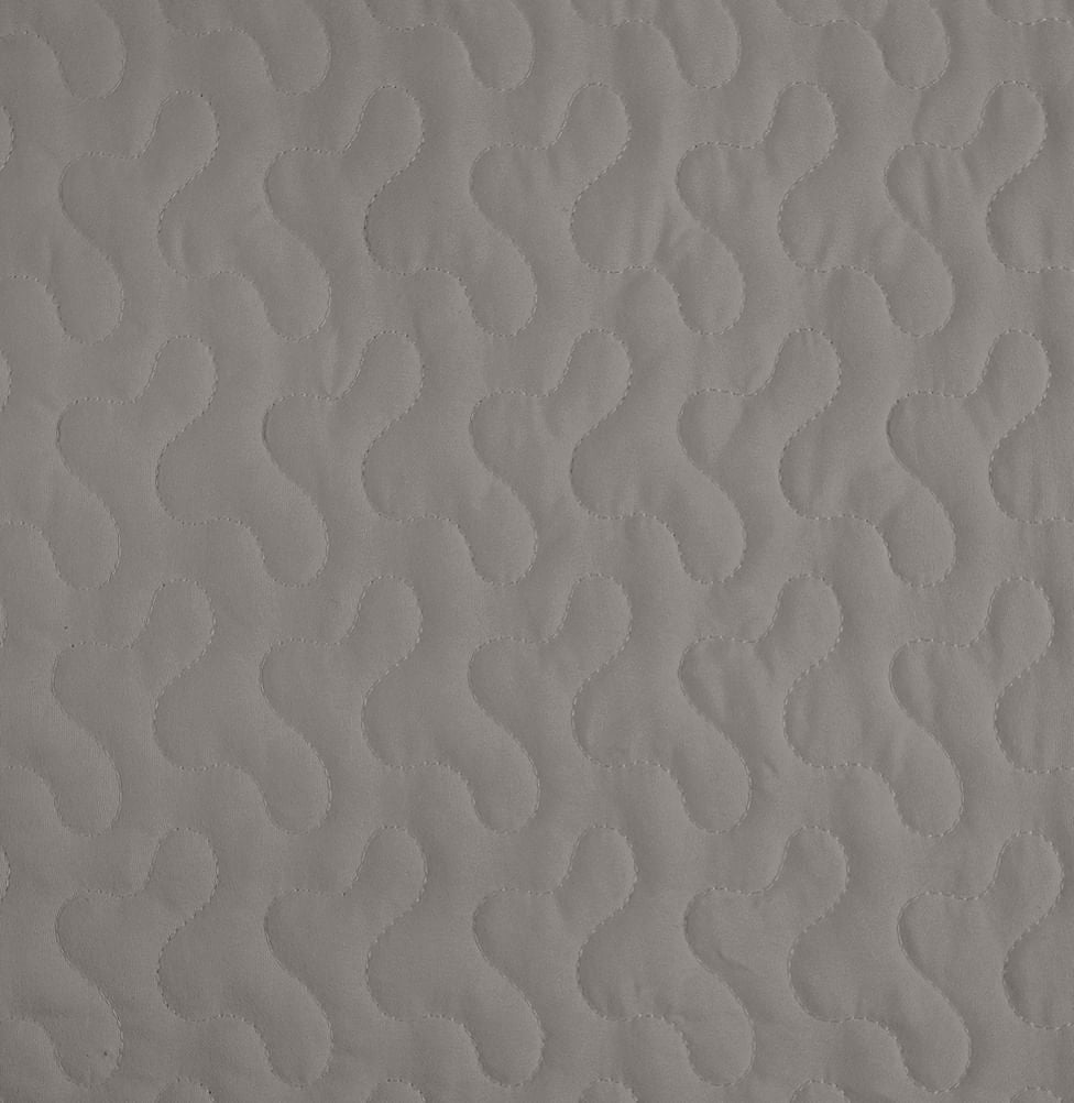 Colcha de Solteiro com Elástico Infinity - Cinza