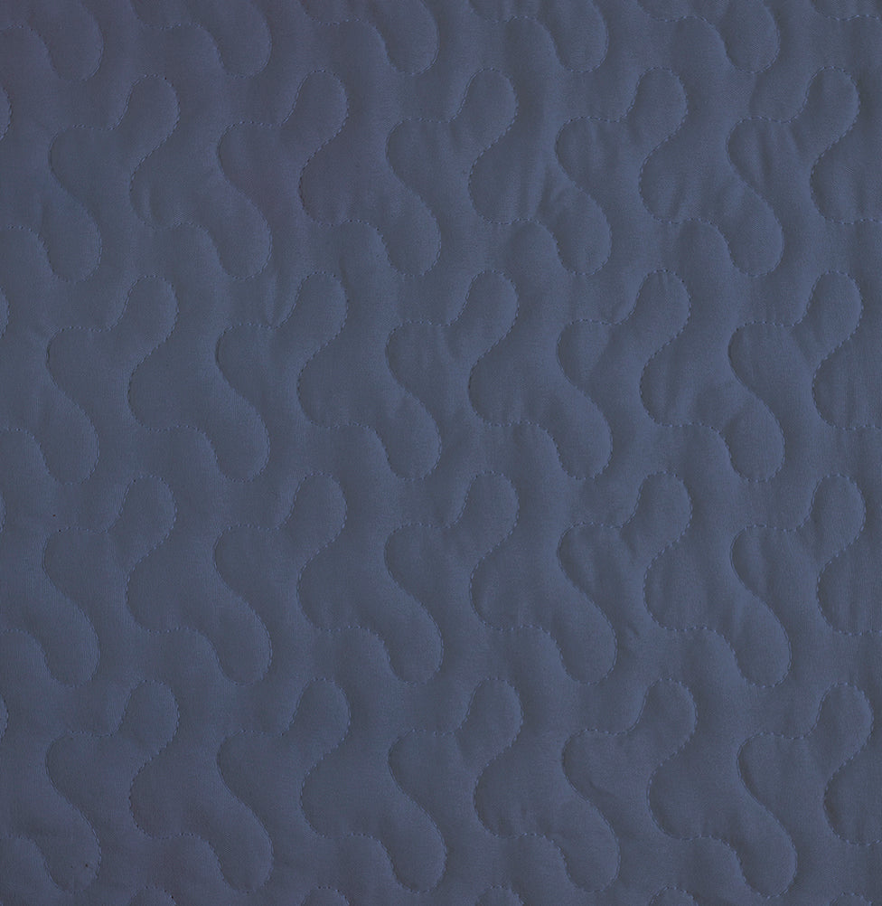 Colcha Com Elástico Para Berço Infinity - Azul Jeans