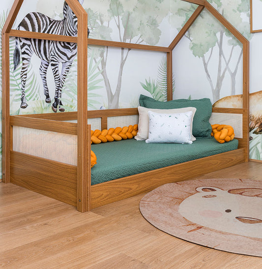 Colcha de Solteiro com Elástico Infinity - Verde Seco