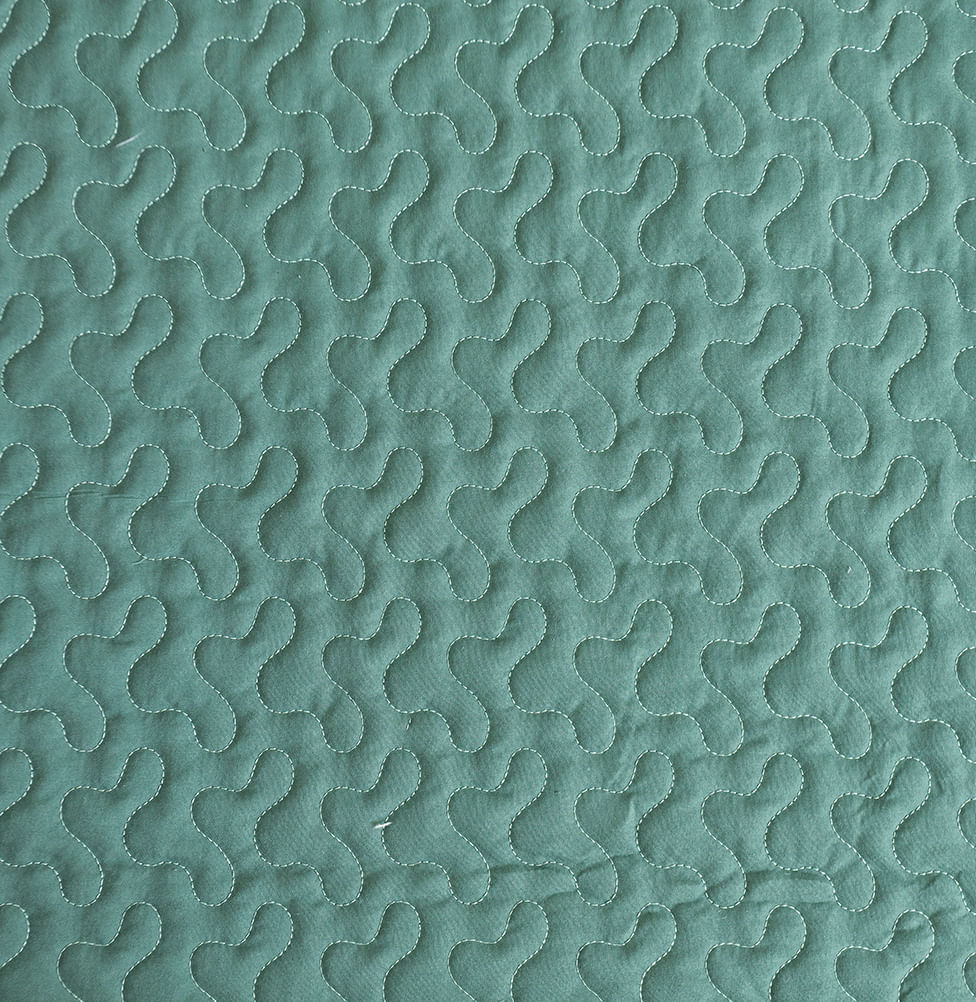 Colcha de Solteiro com Elástico Infinity - Verde Seco