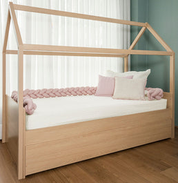 Colcha de Solteiro com Elástico Infinity - Palha