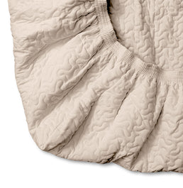 Colcha Casal Com Elástico Infinity - Bege