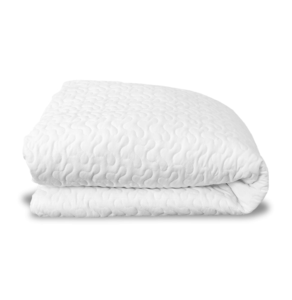 Colcha Casal Com Elástico Infinity - Branco