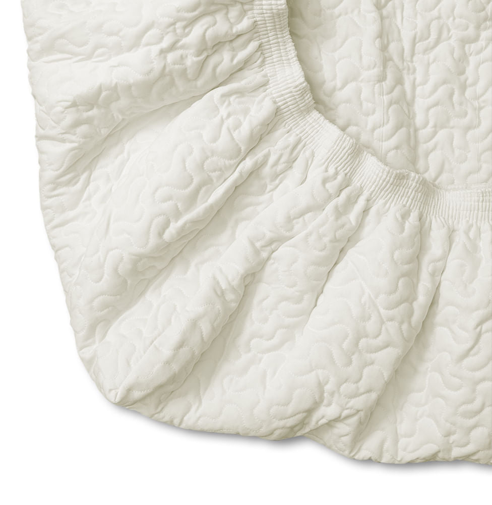 Colcha Casal Com Elástico Infinity - Palha