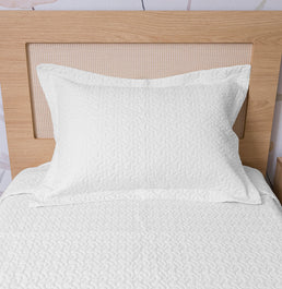 Porta Travesseiro Solteiro Infinity - Branco