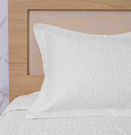 Porta Travesseiro Solteiro Infinity - Branco