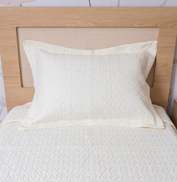 Porta Travesseiro Solteiro Infinity - Palha