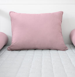 Almofada Xadrez 40x30cm - Rose