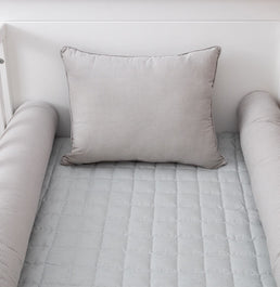 Almofada Xadrez 40x30cm - Cinza