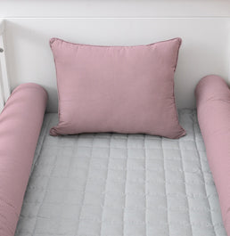 Almofada Xadrez 40x30cm - Rose