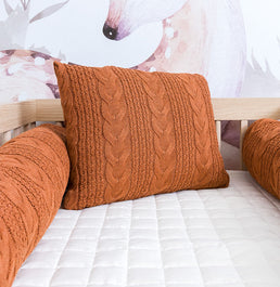 Almofada Tricot Dalia 40x30cm - Cobre