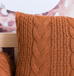 Almofada Tricot Dalia 40x30cm - Cobre