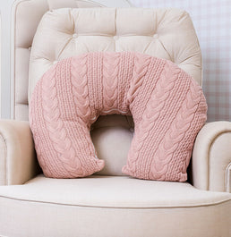 Almofada de Amamentação Tricot Dalia - Rosa