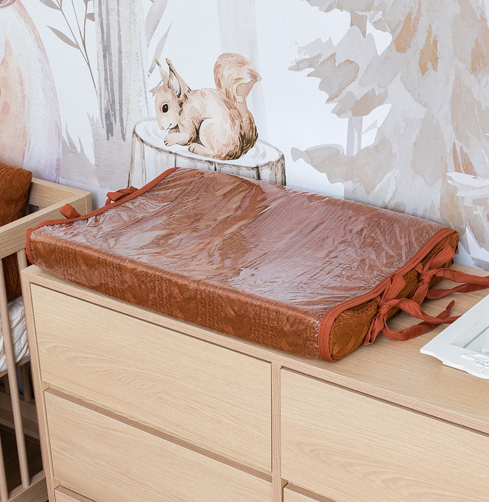 Trocador Tricot Dalia - Cobre