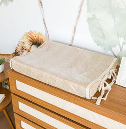 Trocador Tricot Dalia - Bege Geada