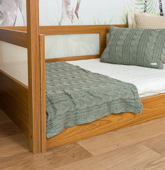 Manta Peseira Tricot Dalia - Verde Malva