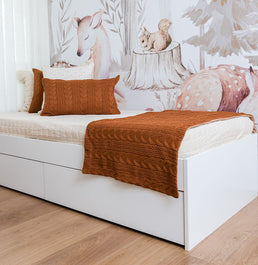 Manta Peseira Tricot Dalia - Cobre