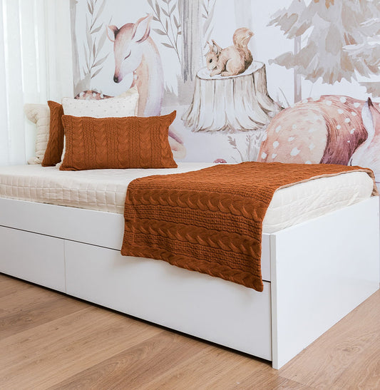 Manta Peseira Tricot Dalia - Cobre