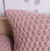 Almofada Tricot Colmeia 40x30cm - Rosa