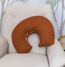 Almofada de Amamentação Tricot Colmeia - Cobre