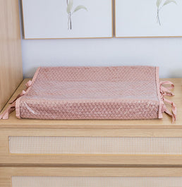 Trocador Tricot Colmeia - Rosa