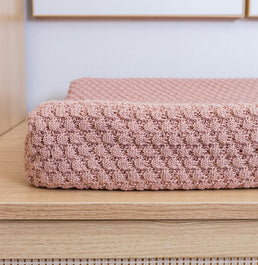 Trocador Tricot Colmeia - Rosa