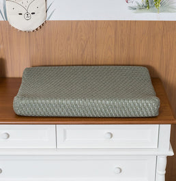 Trocador Tricot Colmeia - Verde Malva