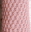 Kit 2 Rolos de Berço Tricot Colmeia 1,30m - Rosa