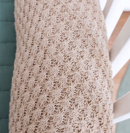 Kit 2 Rolos de Berço Tricot Colmeia 1,30m - Bege Geada