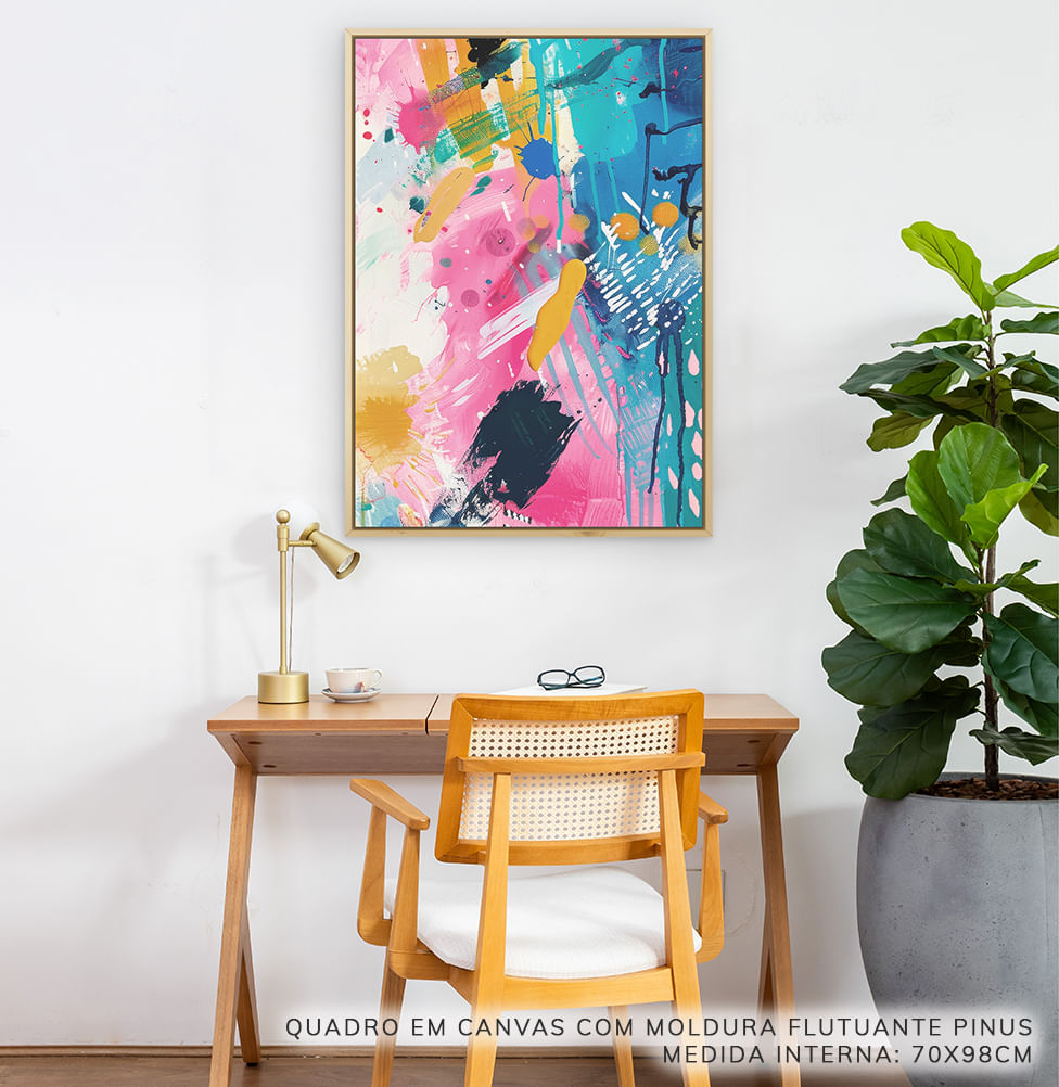 Quadro Um dia Colorido Direita – Vertical