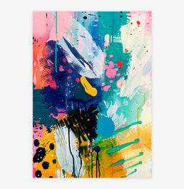 Quadro Um dia Colorido Esquerda – Vertical